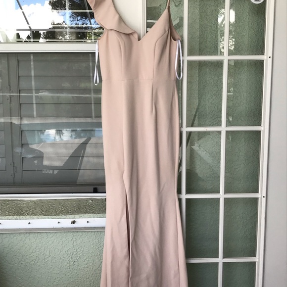 Xscape Shoulder Ruffle Gown - Picture 3 of 8